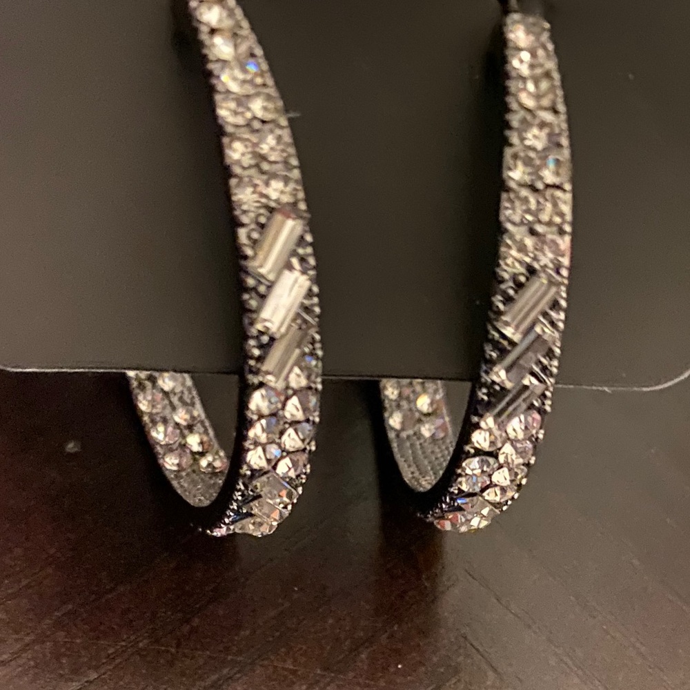 Silver earrings